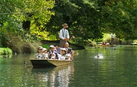 Punting on the Avon