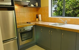 fully-equiped kitchen of 2-bedroom apartment
